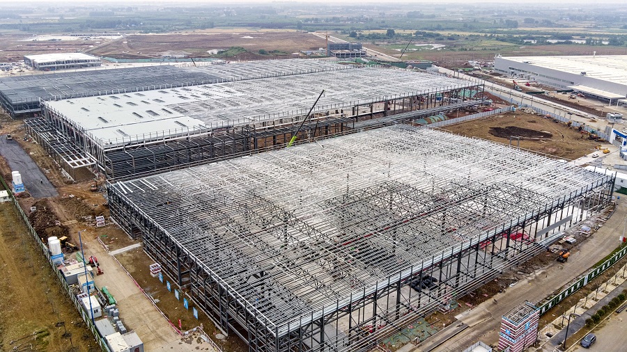 肥東循環産業(yè)園鋼構